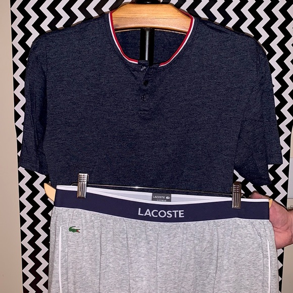 Lacoste Sleepwear Set Mens Xl 